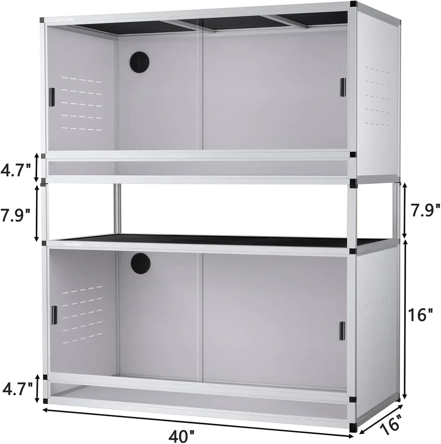 PVC Reptile Enclosure 40x16x16'