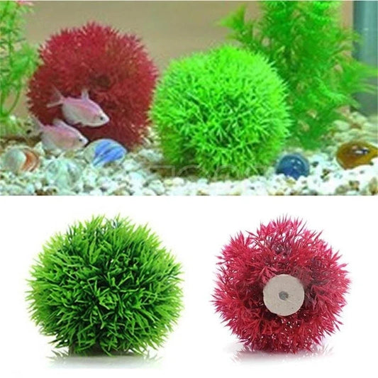 Artificial Aquatic Plastic Plant Aquarium Grass Ball