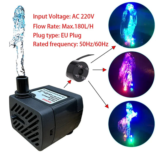 220V 3W Mini Submersible Pump