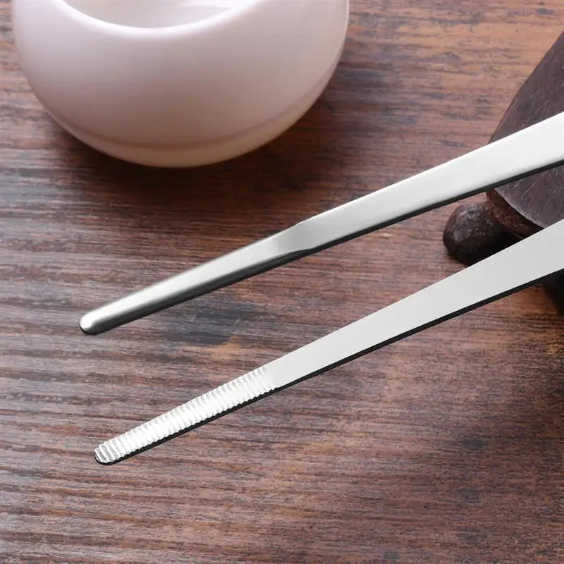 2PCS Bent Tip Tweezers