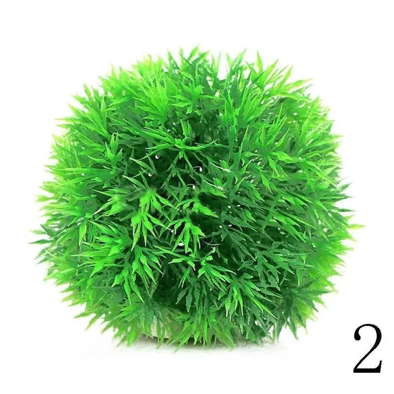 Artificial Aquatic Plastic Plant Aquarium Grass Ball