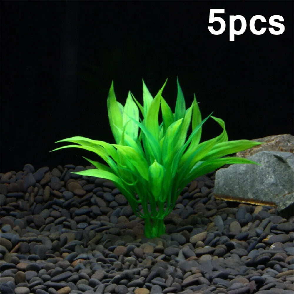 5/10pcs Artificial Aquatic Plants