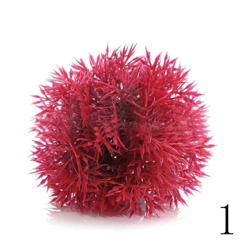 Artificial Aquatic Plastic Plant Aquarium Grass Ball