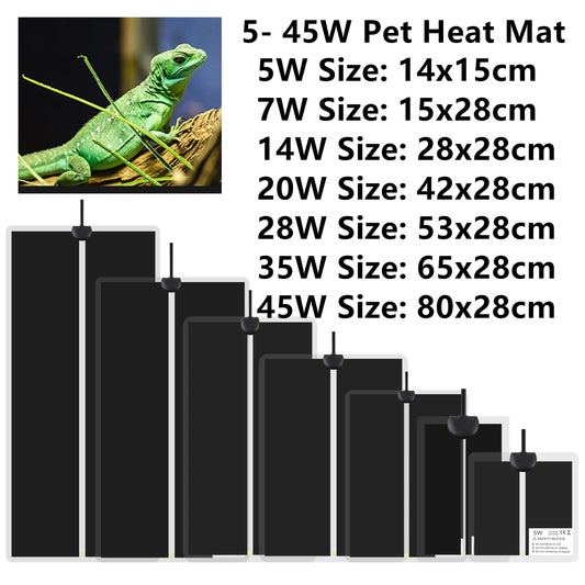 5-45W Reptiles Heat Mat