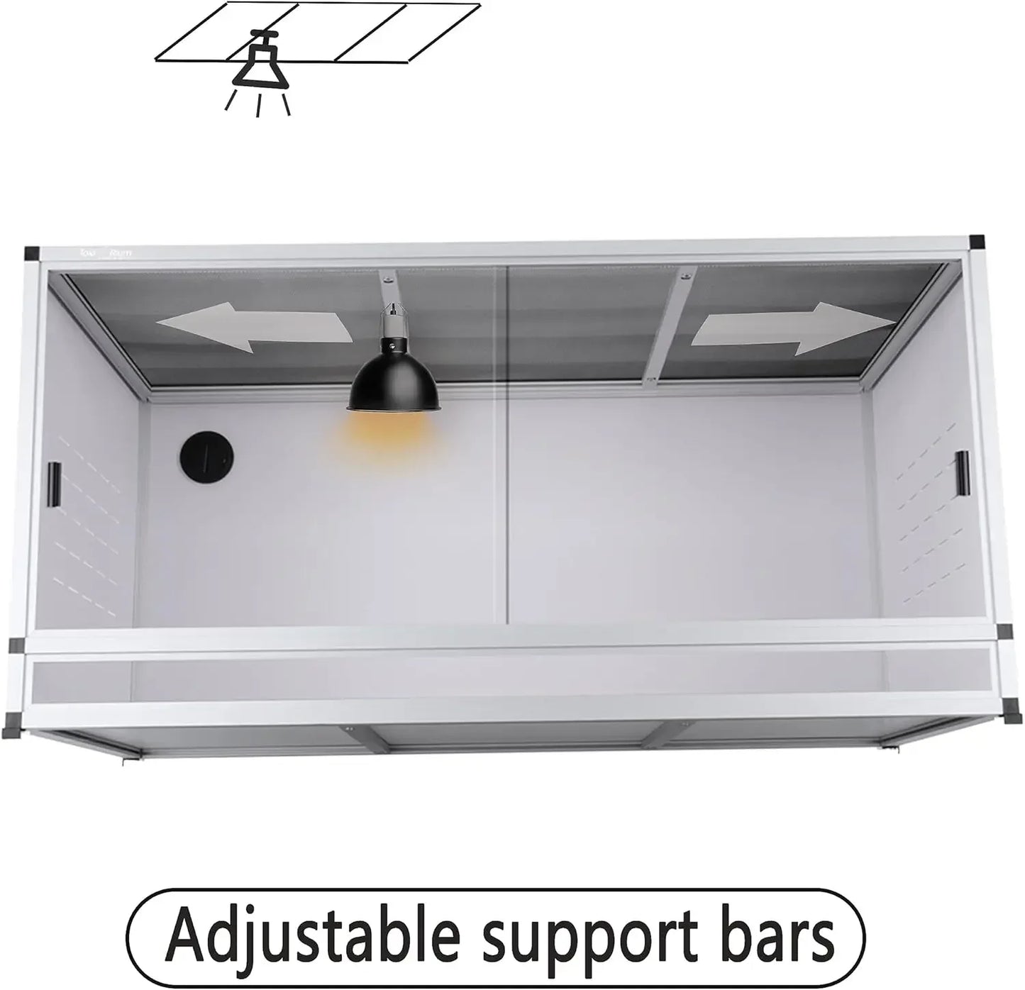 PVC Reptile Enclosure 40x16x16'