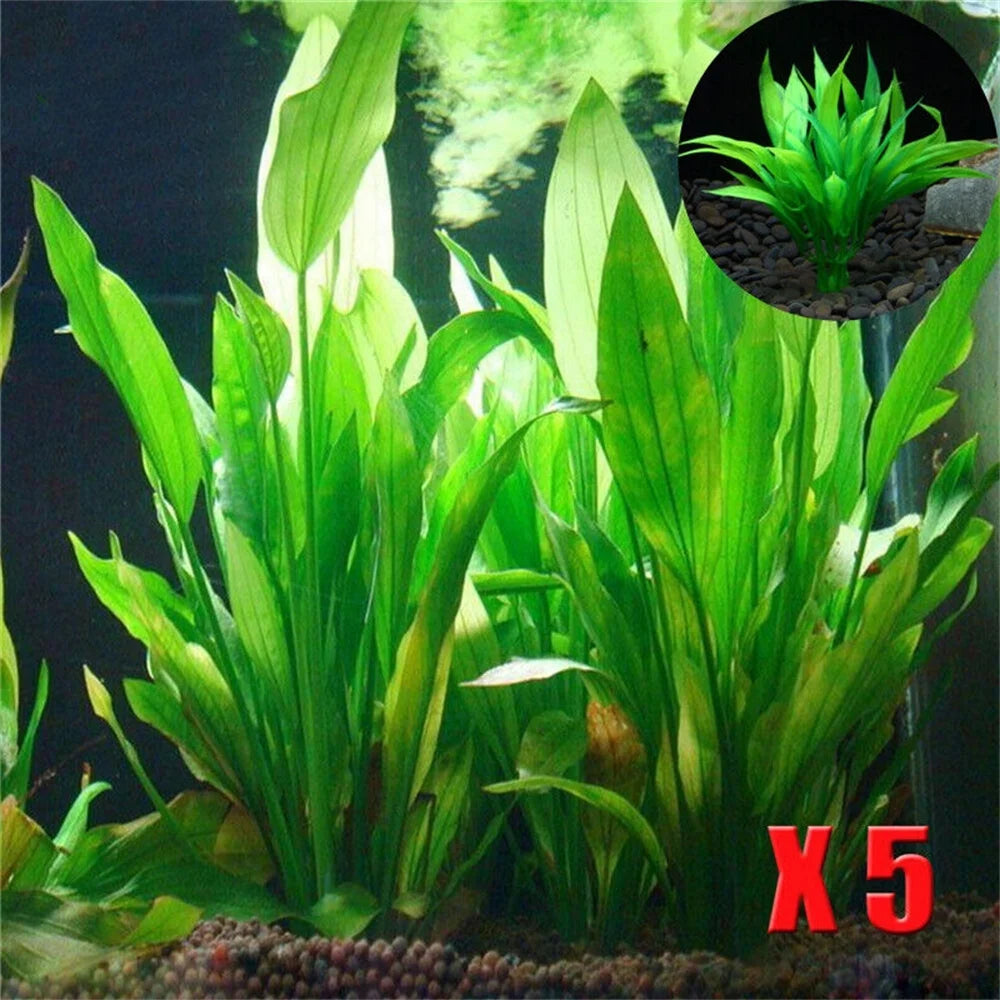 5/10pcs Artificial Aquatic Plants